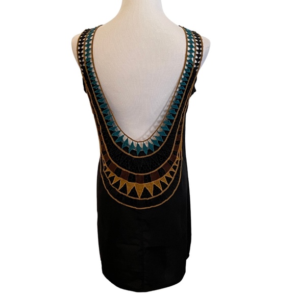 Black Backless Mini Dress - Picture 3 of 3